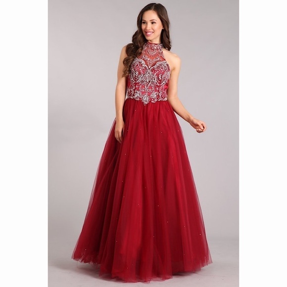 BURGUNDY Royal Ballgown 1774 - Picture 1 of 6